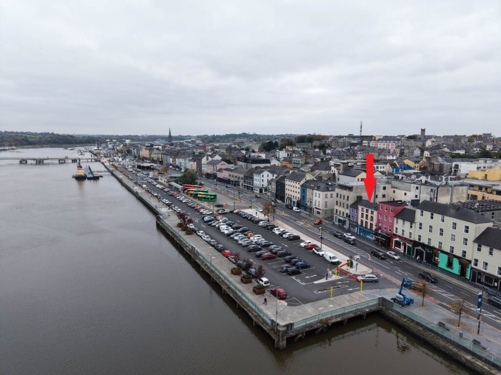 View over the River Suir from a room at Number Nine, Merchants Quay, Waterford