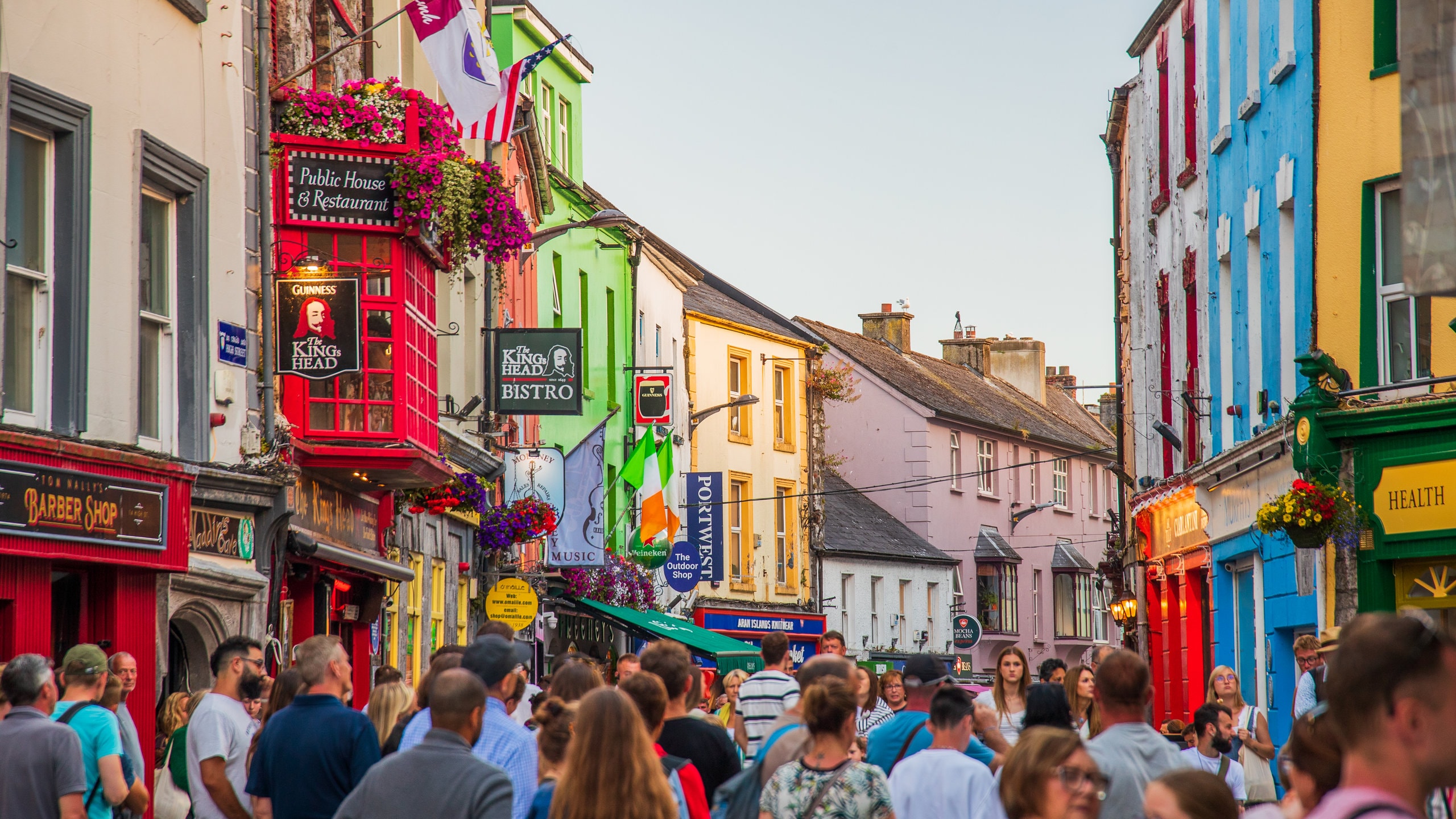 Galway's colourful Latin Quarter