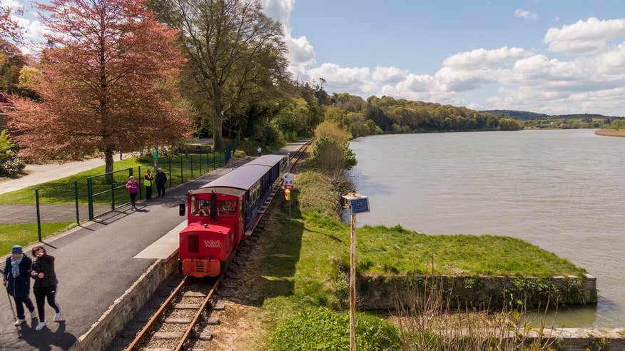 Cycling along the Waterford Greenway